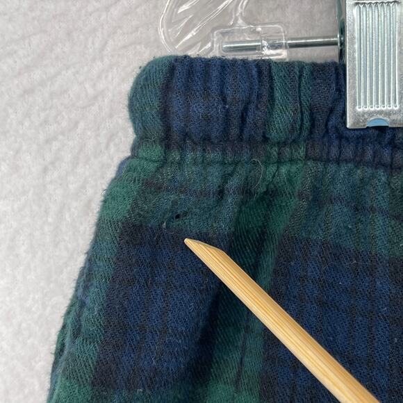LL BEAN Pajama Pants Mens L Scotch Plaid Blackwatch Flannel Lounge PJs Green - Picture 12 of 13